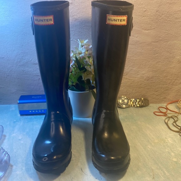Hunter Shoes - Hunter Black Women's Winter & Rain Boots